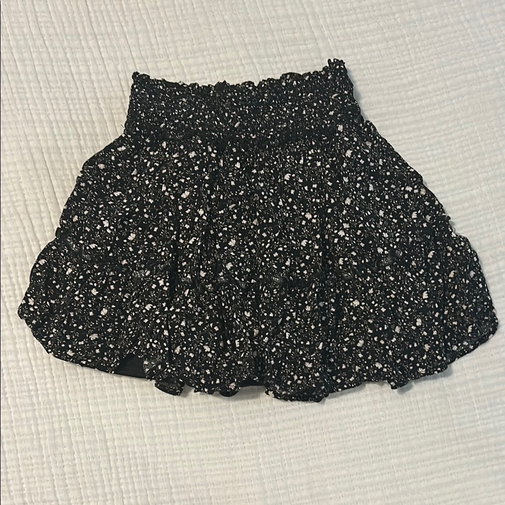 Black Floral Skirt Altar'd State
